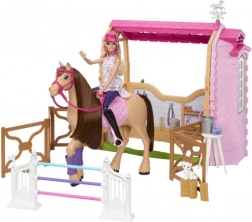 Barbie Ultimate Stable – hlev s konjem in dodatki