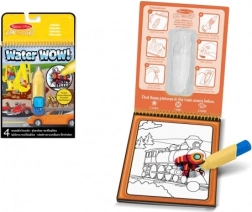 Čarobno Barvanje z Vodo Prevozna Sredstva Pobrisanke