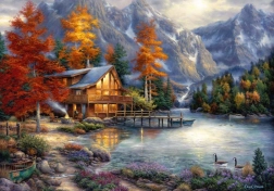 Sestavljanka 'Mesto za razmišljanje' od Grafika, 1000 kosov