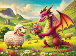 Lesene sestavljanke šopek za prijatelja 40 kosov WOODEN CITY