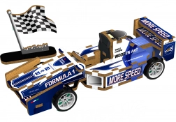 3D lesena sestavljanka Formula