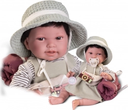 Realistična dojenčkova punčka Antonio Juan Pipa z mehkim tekstilnim telesom 42 cm