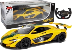 Daljinsko vodeni avtomobil McLaren P1 GTR Rastar 1:14 rumen