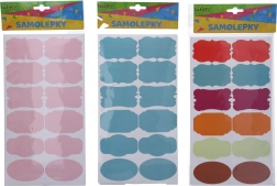 Barvne nalepke za začimbe in oznake