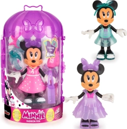 Disney Minnie Mouse modna punčka z omaro in oblekami