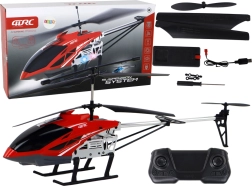 RC helikopter 70 cm rdeč s stabilizacijo in LED
