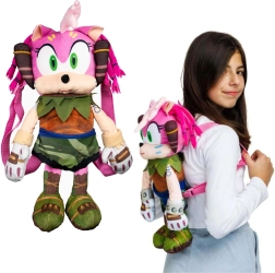 Plišasti nahrbtnik SONIC PRIME Amy Rose 43 cm