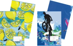 Šolski zvezek A4, čisti, 40 listov (mix)