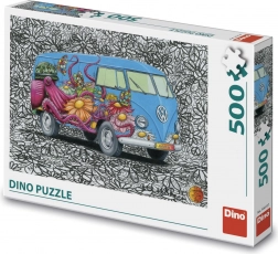 Dino Puzzle Hippies Volkswagen 500 kosov