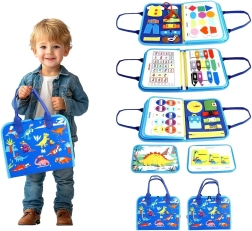 2Kids Toys senzorična busy knjiga Dinozavri