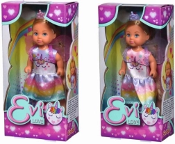 Punčka Evi Love Unicorn vila s krili 12 cm
