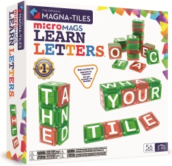 MAGNA-TILES magnetna sestavljanka microMAGS črke, 56 delov