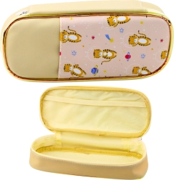 Medenjak etui Vesoljski tigri v rumeni barvi 24 cm