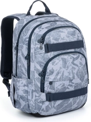 Topgal Viki student backpack – gray marble