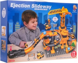 Gradbeni set gradbišče z avtomobilčki in dodatki