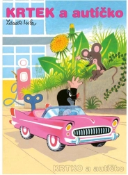 Pobarvanke Krt in avtomobilček A4