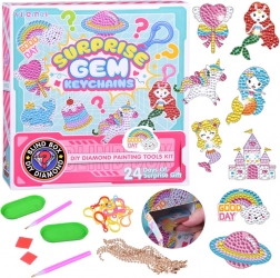 Kreativni adventni koledar z diamantnim slikanjem – obeski