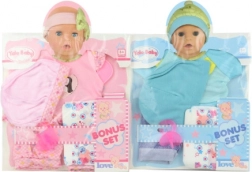 Oblačila za punčko 40 cm s pleničko in dudo