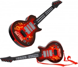 Električna kitara za otroke z učnim načinom, infrardečim senzorjem in melodijami – rdeča