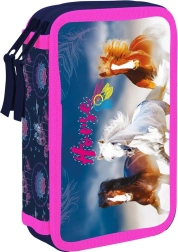 Dvonadstropni šolski peresnik z motivom konja Oxybag