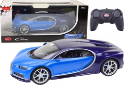 Bugatti Chiron daljinsko voden model avtomobila v merilu 1:14 modra