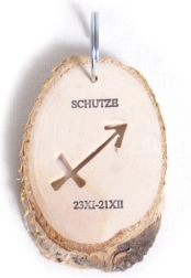 Leseni obesek znamenje Strelec small foot