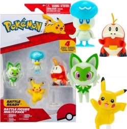 Pokémon bojni multipak – 4 figurice Pikachu, Fuecoco, Sprigatito in Quaxly 5 cm