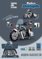 Policijski motor s svetlobnimi in zvočnimi učinki