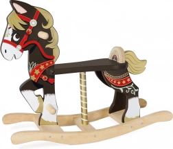 Le Toy Van Petilou gugalni konjiček za otroke – rjav lesen