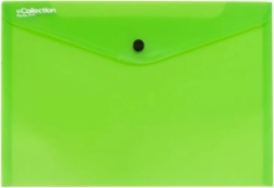 Mapica z gumbom zelena A5