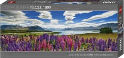 Panoramske puzzle 1000 kosov – jezero Tekapo