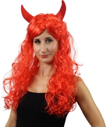 Devilish Wig with Horns