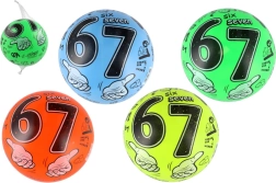 Žoga Six Seven s številkami, 23 cm – 1 kos