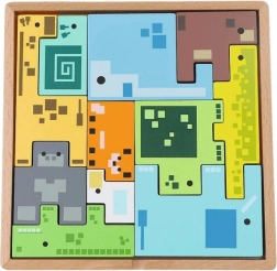 TREFL lesena sestavljanka – miselni izziv Pixel Gang