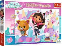 Svetleči puzzle Gabiina čarobna hiša s prijatelji, 100 koščkov