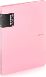 Obročna mapa PASTELINI rožnata A4