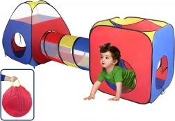 Tridelni šotor s kocko, tunelom in iglujem