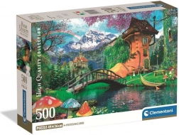 Clementoni puzzle Dom v starem čevlju 500 koščkov
