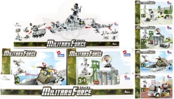 Military Force Construction Set – 8 Variants of Military Models