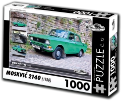 RETRO-AUTA Sestavljanka Moskvich 2140 (1980) 1000 koščkov