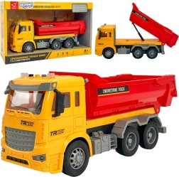 woopie gradbeni tovornjak s kesonom 1:12 s svetlobnimi in zvočnimi učinki