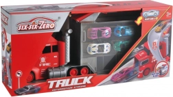 Igralni set tovornjak s katapultom in 4 avtomobilčki