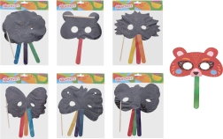 Praskalne živalske maske – ustvarjalni set 3 kos