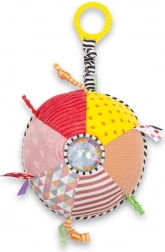 Interaktivna plišasta izobraževalna igrača za voziček BABY MIX z ropotuljico