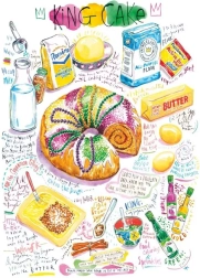 Sestavljanka magnolija kraljeva torta 1000 koščkov