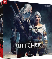 Sestavljanka The Witcher – Geralt in Ciri 1000 koščkov