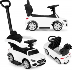 Poganjalec z vodilno palico MERCEDES C‑Class z interaktivnim volanom – Bela