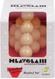 Leseni miselni izziv kroglična piramida