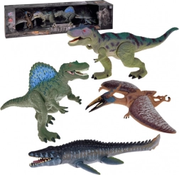 Set figuric dinozavrov 4 kosi – velike gibljive figurice