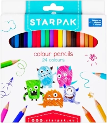 Komplet 24 barvnih svinčnikov